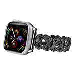 ハーツクロスダイヤモンドメタルウォッチバンド、Apple Watch SE 2023 44mm用、Apple Watch SE 2023 40mm用、Apple Watch Ultra 2 49mm用、Apple Watch Series 9 45mm用、Apple Watch Series 9 41mm用、Apple Watch Ultra 49mm用、Apple Watch Series 8 41mm用