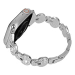 ヒョウタンダイヤモンドメタルウォッチバンド、Apple Watch Series 4 44mm用、Apple Watch Series 4 40mm用、Apple Watch Series 3 38mm用、Apple Watch Series 3 42mm用、Apple Watch Series 2 42mm用、Apple Watch Series 2 38mm用、Apple Watch 42mm用
