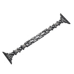 Metal Diamond Bear Chain Watch Band, For Apple Watch SE 2022 44mm, For Apple Watch Series 7 41mm, For Apple Watch Series 7 45mm, For Apple Watch SE 40mm, For Apple Watch SE 44mm, For Apple Watch Series 6 40mm, For Apple Watch Series 6 44mm             ...