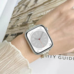 メタルダイヤモンドベアチェーンウォッチバンド、Apple Watch Series 4 44mm用、Apple Watch Series 4 40mm用、Apple Watch Series 3 38mm用、Apple Watch Series 3 42mm用、Apple Watch Series 2 42mm用、Apple Watch Series 2 38mm用、Apple Watch 42mm用