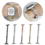 メタルダイヤモンドベアチェーンウォッチバンド、Apple Watch Series 4 44mm用、Apple Watch Series 4 40mm用、Apple Watch Series 3 38mm用、Apple Watch Series 3 42mm用、Apple Watch Series 2 42mm用、Apple Watch Series 2 38mm用、Apple Watch 42mm用