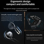 D8 2.01インチ 2-in-1 Bluetoothイヤホン シリコンバンド スマートウォッチ、健康モニタリング / NFC対応、シリコンバンド（ブラック）、シリコンバンド（ベージュ）