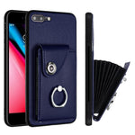 オルガンカードバッグリングホルダースマホケース、iPhone 8 Plus / 7 Plus用