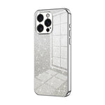 グラデーショングリッターパウダー電気めっきスマホケース、iPhone 16 Pro用、iPhone 16 Plus用、iPhone 16用、iPhone 15 Pro Max用、iPhone 15 Pro用、iPhone 15 Plus用