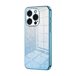 グラデーショングリッターパウダー電気めっきスマホケース、iPhone 16 Pro用、iPhone 16 Plus用、iPhone 16用、iPhone 15 Pro Max用、iPhone 15 Pro用、iPhone 15 Plus用