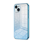 グラデーショングリッターパウダー電気めっきスマホケース、iPhone 16 Pro用、iPhone 16 Plus用、iPhone 16用、iPhone 15 Pro Max用、iPhone 15 Pro用、iPhone 15 Plus用