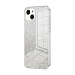 グラデーショングリッターパウダー電気めっきスマホケース、iPhone 16 Pro用、iPhone 16 Plus用、iPhone 16用、iPhone 15 Pro Max用、iPhone 15 Pro用、iPhone 15 Plus用