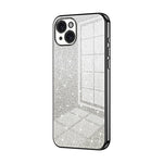 グラデーショングリッターパウダー電気めっきスマホケース、iPhone 16 Pro用、iPhone 16 Plus用、iPhone 16用、iPhone 15 Pro Max用、iPhone 15 Pro用、iPhone 15 Plus用