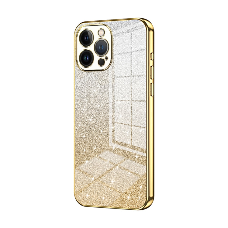 グラデーショングリッターパウダー電気めっきスマホケース、iPhone 11 Pro Max用、iPhone 11用、iPhone 11 Pro用、iPhone X / XS用、iPhone XR用、iPhone XS Max用