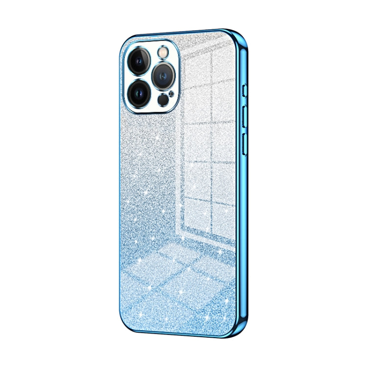 グラデーショングリッターパウダー電気めっきスマホケース、iPhone 11 Pro Max用、iPhone 11用、iPhone 11 Pro用、iPhone X / XS用、iPhone XR用、iPhone XS Max用