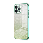 グラデーショングリッターパウダー電気めっきスマホケース、iPhone 11 Pro Max用、iPhone 11用、iPhone 11 Pro用、iPhone X / XS用、iPhone XR用、iPhone XS Max用