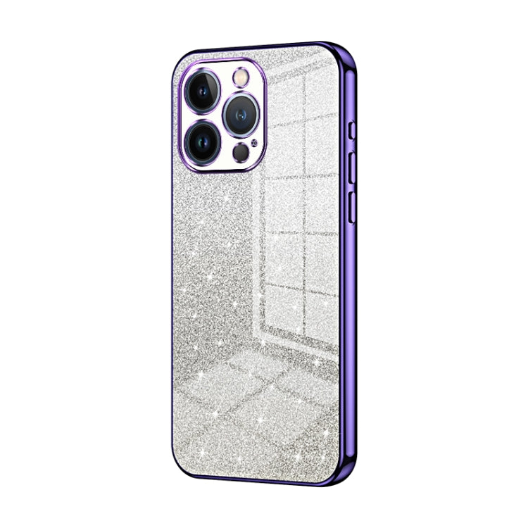 グラデーショングリッターパウダー電気めっきスマホケース、iPhone 11 Pro Max用、iPhone 11用、iPhone 11 Pro用、iPhone X / XS用、iPhone XR用、iPhone XS Max用