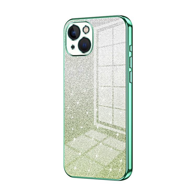 グラデーショングリッターパウダー電気めっきスマホケース、iPhone 11 Pro Max用、iPhone 11用、iPhone 11 Pro用、iPhone X / XS用、iPhone XR用、iPhone XS Max用