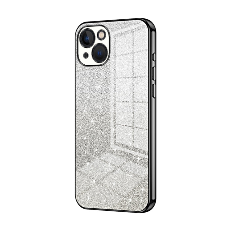 グラデーショングリッターパウダー電気めっきスマホケース、iPhone 11 Pro Max用、iPhone 11用、iPhone 11 Pro用、iPhone X / XS用、iPhone XR用、iPhone XS Max用