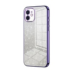 グラデーショングリッターパウダー電気めっきスマホケース、iPhone 11 Pro Max用、iPhone 11用、iPhone 11 Pro用、iPhone X / XS用、iPhone XR用、iPhone XS Max用