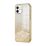 グラデーショングリッターパウダー電気めっきスマホケース、iPhone 11 Pro Max用、iPhone 11用、iPhone 11 Pro用、iPhone X / XS用、iPhone XR用、iPhone XS Max用