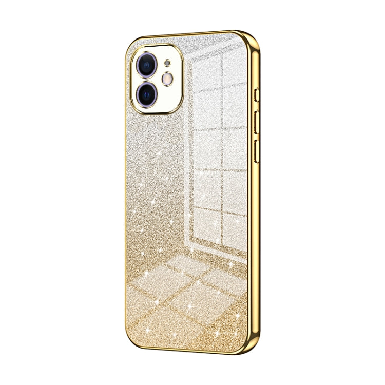 グラデーショングリッターパウダー電気めっきスマホケース、iPhone 11 Pro Max用、iPhone 11用、iPhone 11 Pro用、iPhone X / XS用、iPhone XR用、iPhone XS Max用