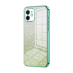 グラデーショングリッターパウダー電気めっきスマホケース、iPhone 11 Pro Max用、iPhone 11用、iPhone 11 Pro用、iPhone X / XS用、iPhone XR用、iPhone XS Max用