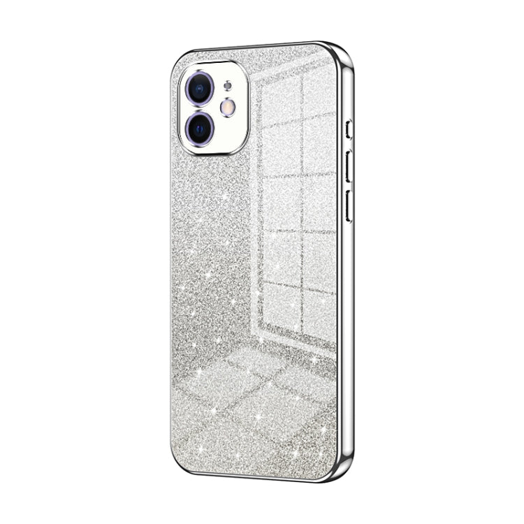 グラデーショングリッターパウダー電気めっきスマホケース、iPhone 11 Pro Max用、iPhone 11用、iPhone 11 Pro用、iPhone X / XS用、iPhone XR用、iPhone XS Max用