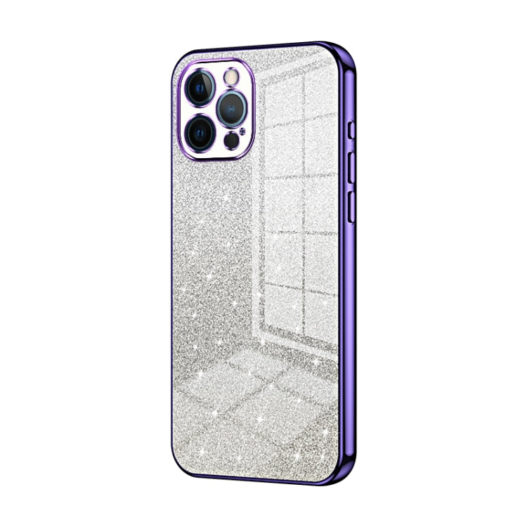 グラデーショングリッターパウダー電気めっきスマホケース、iPhone 11 Pro Max用、iPhone 11用、iPhone 11 Pro用、iPhone X / XS用、iPhone XR用、iPhone XS Max用