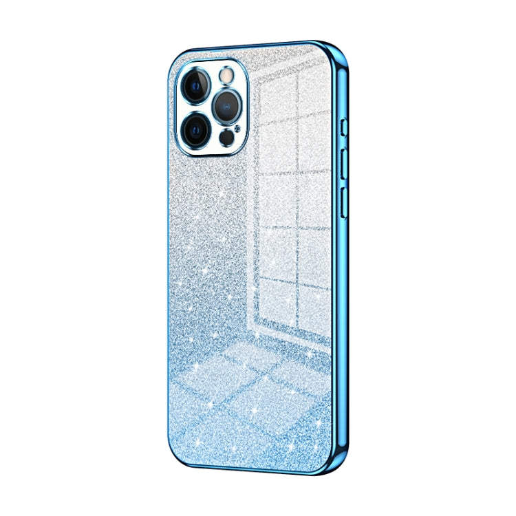 グラデーショングリッターパウダー電気めっきスマホケース、iPhone 11 Pro Max用、iPhone 11用、iPhone 11 Pro用、iPhone X / XS用、iPhone XR用、iPhone XS Max用