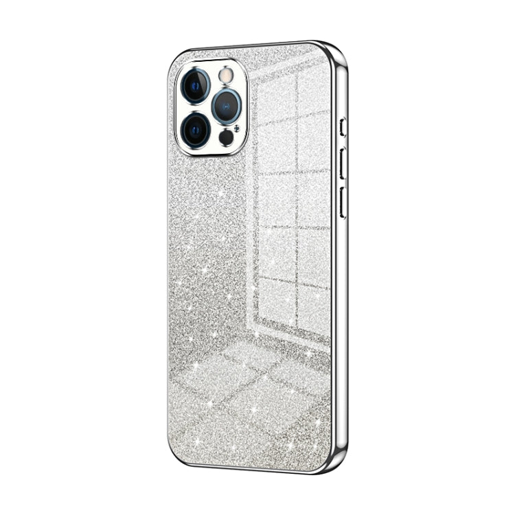 グラデーショングリッターパウダー電気めっきスマホケース、iPhone 11 Pro Max用、iPhone 11用、iPhone 11 Pro用、iPhone X / XS用、iPhone XR用、iPhone XS Max用