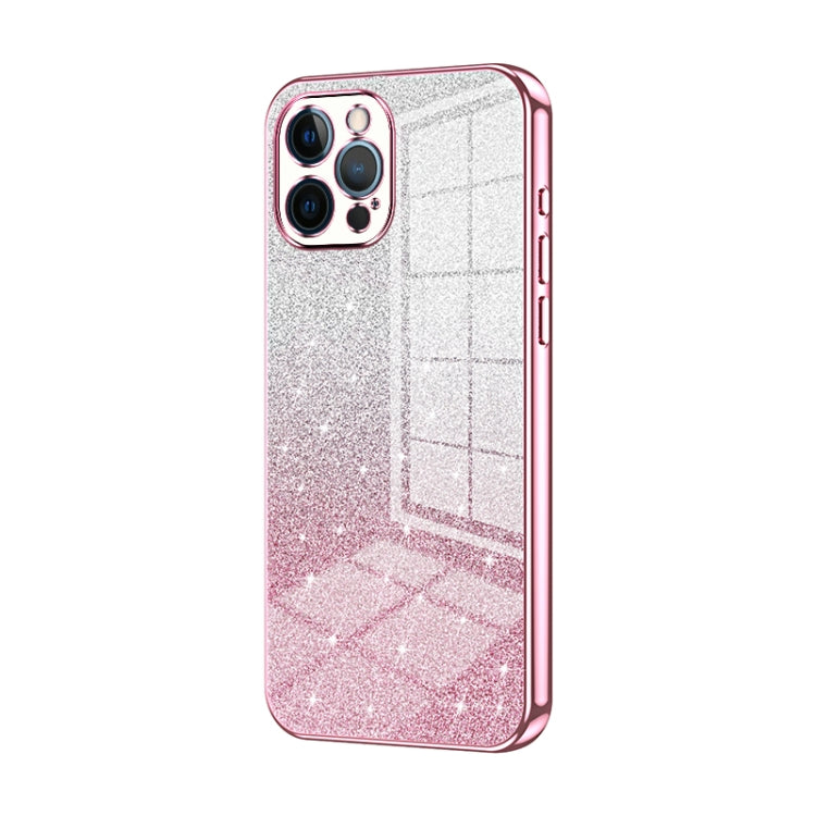 グラデーショングリッターパウダー電気めっきスマホケース、iPhone 11 Pro Max用、iPhone 11用、iPhone 11 Pro用、iPhone X / XS用、iPhone XR用、iPhone XS Max用