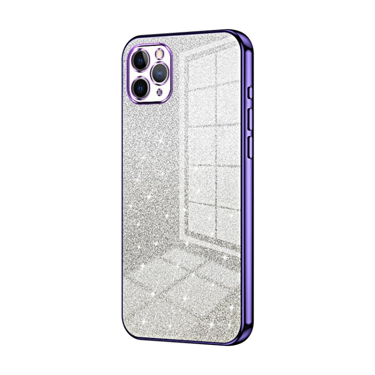 グラデーショングリッターパウダー電気めっきスマホケース、iPhone 11 Pro Max用、iPhone 11用、iPhone 11 Pro用、iPhone X / XS用、iPhone XR用、iPhone XS Max用