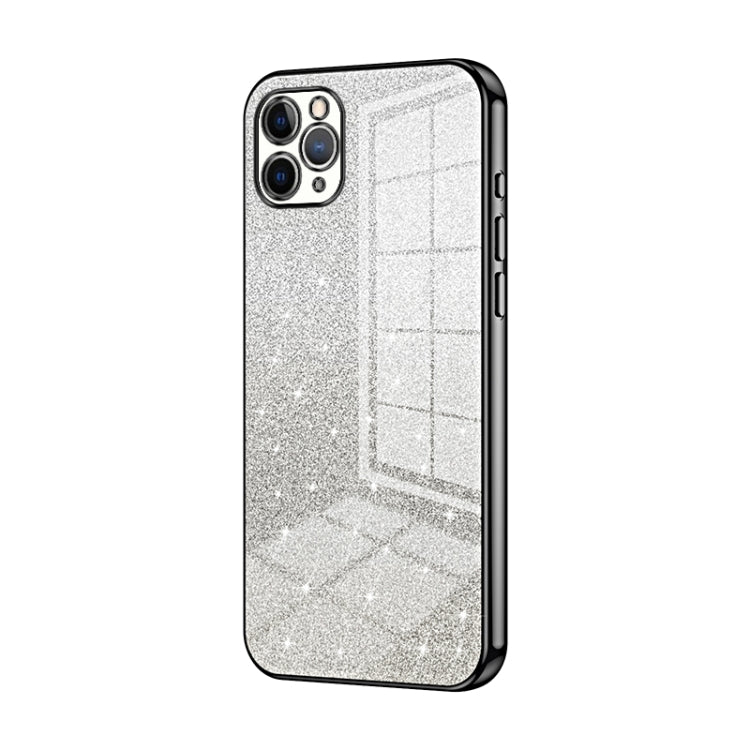 グラデーショングリッターパウダー電気めっきスマホケース、iPhone 11 Pro Max用、iPhone 11用、iPhone 11 Pro用、iPhone X / XS用、iPhone XR用、iPhone XS Max用