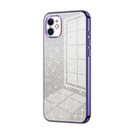 グラデーショングリッターパウダー電気めっきスマホケース、iPhone 11 Pro Max用、iPhone 11用、iPhone 11 Pro用、iPhone X / XS用、iPhone XR用、iPhone XS Max用