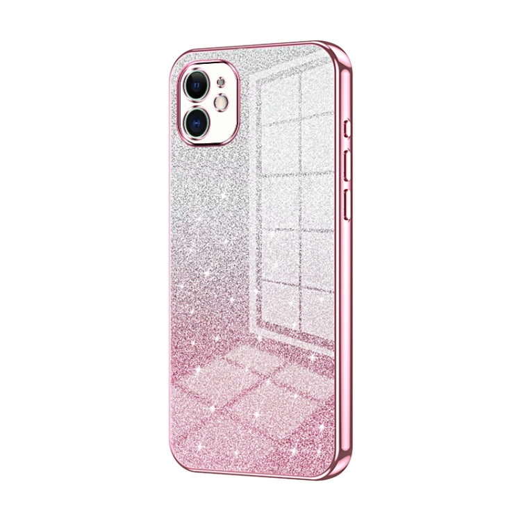 グラデーショングリッターパウダー電気めっきスマホケース、iPhone 11 Pro Max用、iPhone 11用、iPhone 11 Pro用、iPhone X / XS用、iPhone XR用、iPhone XS Max用