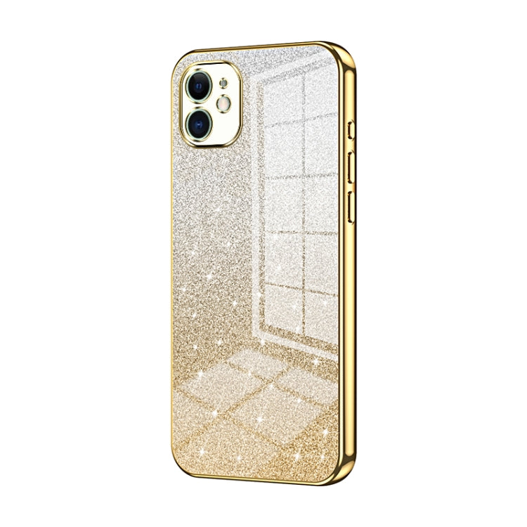 グラデーショングリッターパウダー電気めっきスマホケース、iPhone 11 Pro Max用、iPhone 11用、iPhone 11 Pro用、iPhone X / XS用、iPhone XR用、iPhone XS Max用