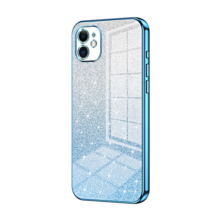 グラデーショングリッターパウダー電気めっきスマホケース、iPhone 11 Pro Max用、iPhone 11用、iPhone 11 Pro用、iPhone X / XS用、iPhone XR用、iPhone XS Max用