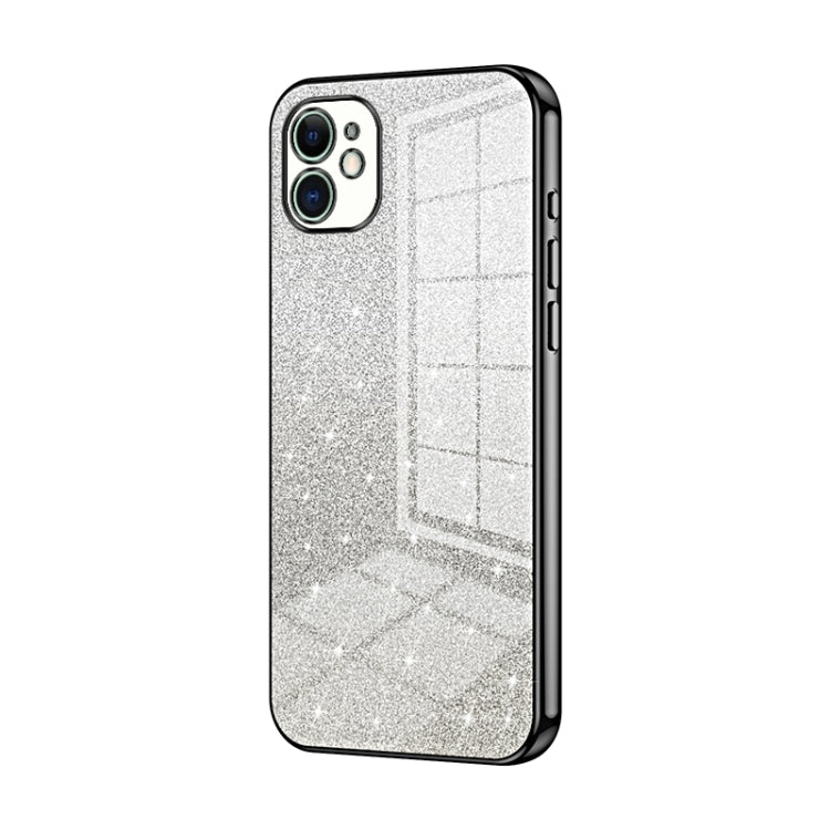 グラデーショングリッターパウダー電気めっきスマホケース、iPhone 11 Pro Max用、iPhone 11用、iPhone 11 Pro用、iPhone X / XS用、iPhone XR用、iPhone XS Max用