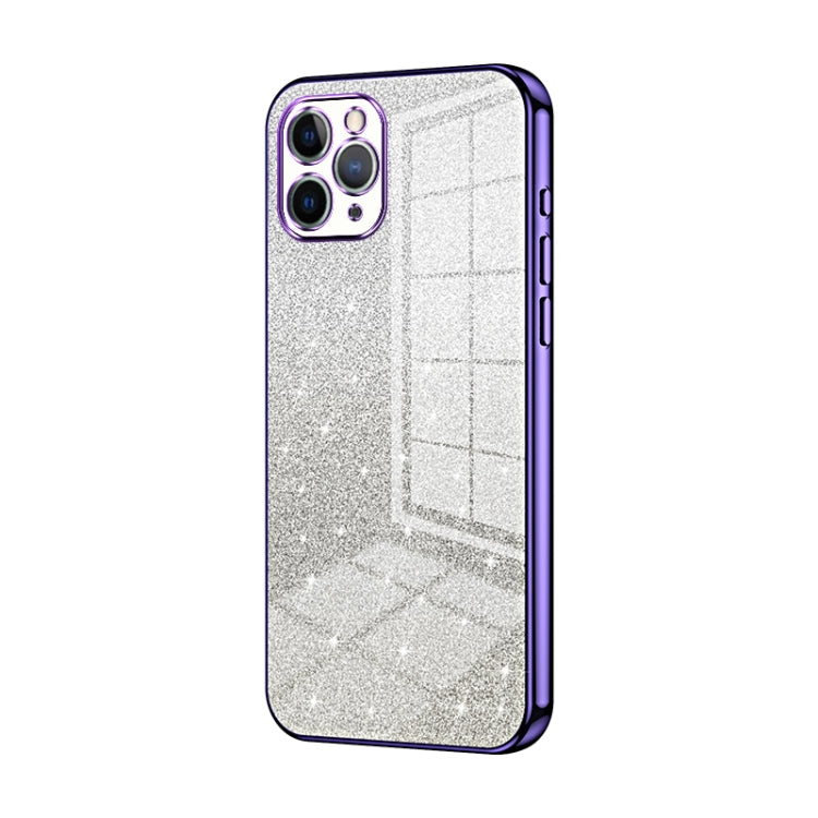 グラデーショングリッターパウダー電気めっきスマホケース、iPhone 11 Pro Max用、iPhone 11用、iPhone 11 Pro用、iPhone X / XS用、iPhone XR用、iPhone XS Max用