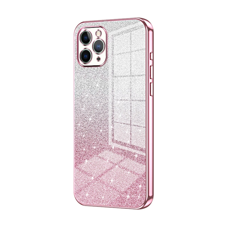 グラデーショングリッターパウダー電気めっきスマホケース、iPhone 11 Pro Max用、iPhone 11用、iPhone 11 Pro用、iPhone X / XS用、iPhone XR用、iPhone XS Max用