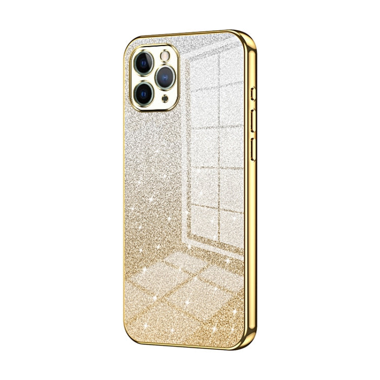 グラデーショングリッターパウダー電気めっきスマホケース、iPhone 11 Pro Max用、iPhone 11用、iPhone 11 Pro用、iPhone X / XS用、iPhone XR用、iPhone XS Max用