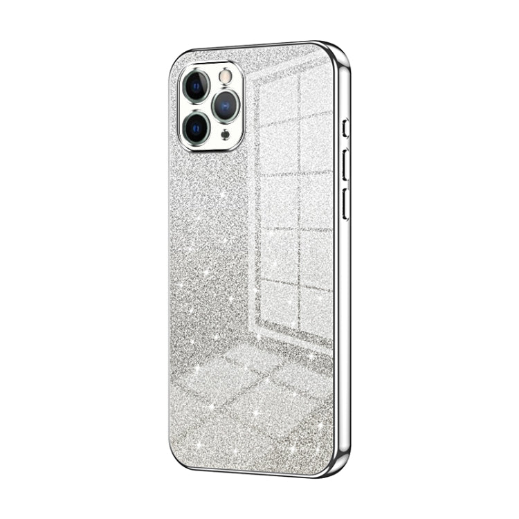 グラデーショングリッターパウダー電気めっきスマホケース、iPhone 11 Pro Max用、iPhone 11用、iPhone 11 Pro用、iPhone X / XS用、iPhone XR用、iPhone XS Max用
