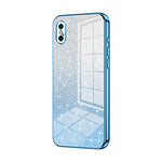 グラデーショングリッターパウダー電気めっきスマホケース、iPhone 11 Pro Max用、iPhone 11用、iPhone 11 Pro用、iPhone X / XS用、iPhone XR用、iPhone XS Max用