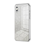 グラデーショングリッターパウダー電気めっきスマホケース、iPhone 11 Pro Max用、iPhone 11用、iPhone 11 Pro用、iPhone X / XS用、iPhone XR用、iPhone XS Max用