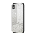 グラデーショングリッターパウダー電気めっきスマホケース、iPhone 11 Pro Max用、iPhone 11用、iPhone 11 Pro用、iPhone X / XS用、iPhone XR用、iPhone XS Max用