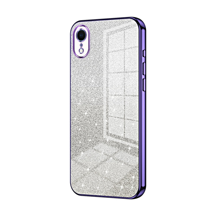 グラデーショングリッターパウダー電気めっきスマホケース、iPhone 11 Pro Max用、iPhone 11用、iPhone 11 Pro用、iPhone X / XS用、iPhone XR用、iPhone XS Max用