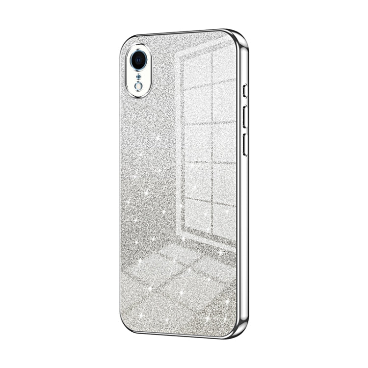 グラデーショングリッターパウダー電気めっきスマホケース、iPhone 11 Pro Max用、iPhone 11用、iPhone 11 Pro用、iPhone X / XS用、iPhone XR用、iPhone XS Max用