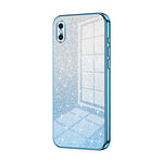 グラデーショングリッターパウダー電気めっきスマホケース、iPhone 11 Pro Max用、iPhone 11用、iPhone 11 Pro用、iPhone X / XS用、iPhone XR用、iPhone XS Max用