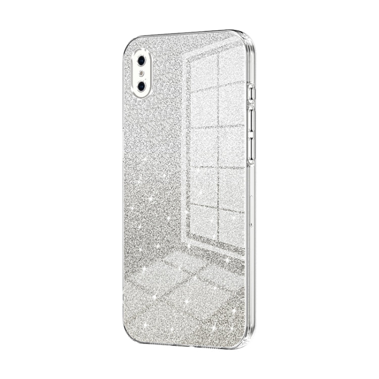 グラデーショングリッターパウダー電気めっきスマホケース、iPhone 11 Pro Max用、iPhone 11用、iPhone 11 Pro用、iPhone X / XS用、iPhone XR用、iPhone XS Max用