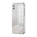 グラデーショングリッターパウダー電気めっきスマホケース、iPhone 11 Pro Max用、iPhone 11用、iPhone 11 Pro用、iPhone X / XS用、iPhone XR用、iPhone XS Max用