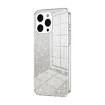 グラデーショングリッターパウダー電気めっきスマホケース、iPhone 17e / 16e用、iPhone 17 Pro Max用、iPhone 17 Pro用、iPhone 17用、iPhone Air用、iPhone 16 Pro Max用