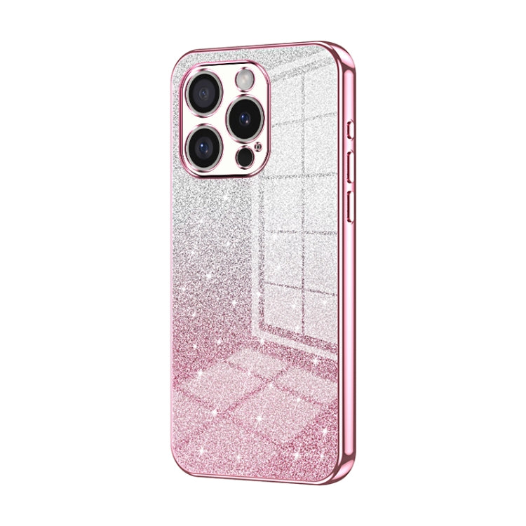 グラデーショングリッターパウダー電気めっきスマホケース、iPhone 16 Pro用、iPhone 16 Plus用、iPhone 16用、iPhone 15 Pro Max用、iPhone 15 Pro用、iPhone 15 Plus用