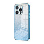 グラデーショングリッターパウダー電気めっきスマホケース、iPhone 16 Pro用、iPhone 16 Plus用、iPhone 16用、iPhone 15 Pro Max用、iPhone 15 Pro用、iPhone 15 Plus用