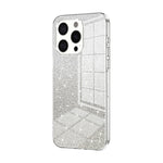 グラデーショングリッターパウダー電気めっきスマホケース、iPhone 16 Pro用、iPhone 16 Plus用、iPhone 16用、iPhone 15 Pro Max用、iPhone 15 Pro用、iPhone 15 Plus用